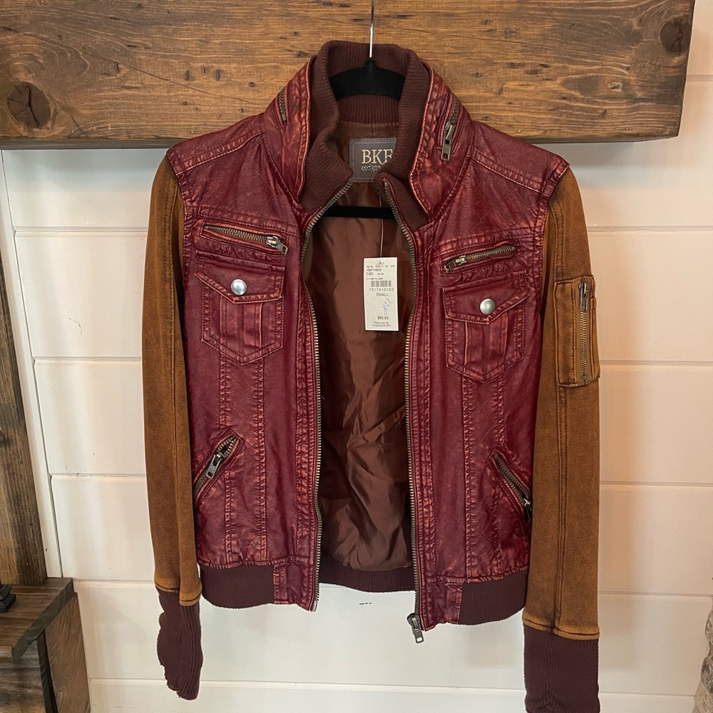 BKE Red and Brown Jacket